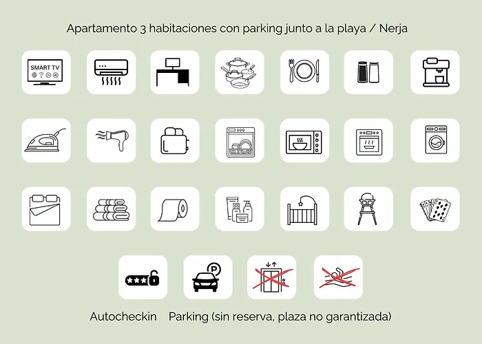 3 Hab Con Parking Junto A La Playa