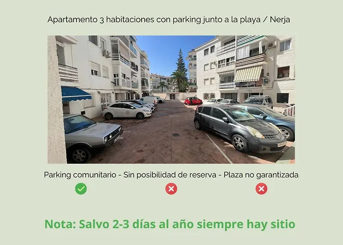 3 Hab Con Parking Junto A La Playa Нерха